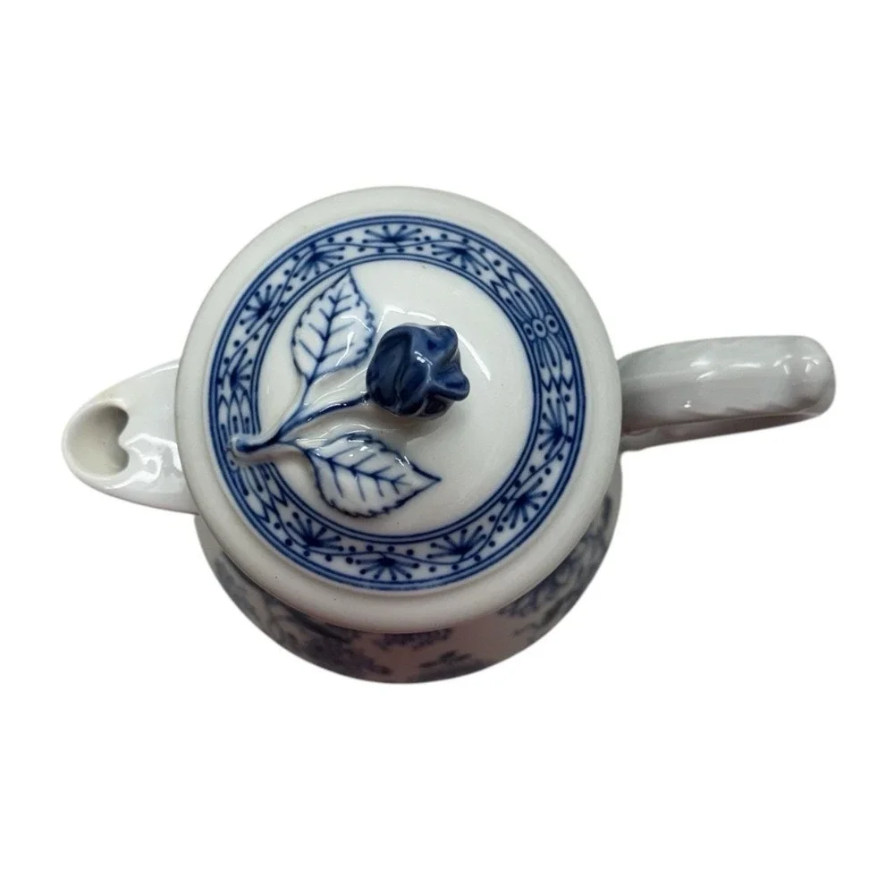 Vintage Hutschenreuther Blue Onion Germany Coffee Pot Teapot Excellent Condition